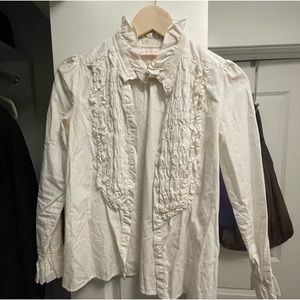 See by Chloe ruffle shirt size 34/XS